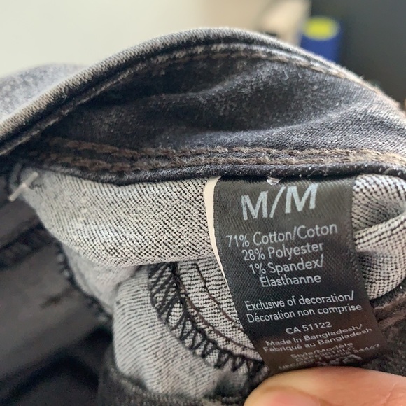 NWT G21 Black Acid Wash Jeggings size Medium - Picture 7 of 7